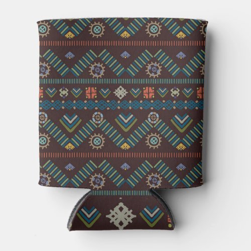 Ethnic Tribal Geometric Background Can Cooler