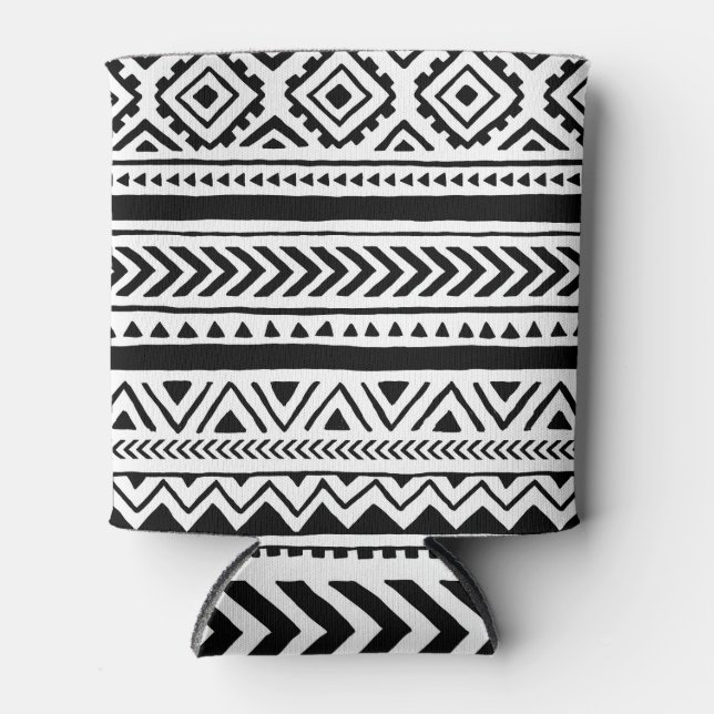 Ethnic Tribal: Handmade Pattern Can Cooler (Front)