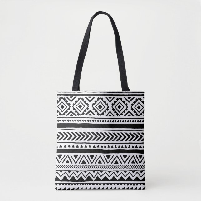 Ethnic Tribal: Handmade Pattern Tote Bag (Front)