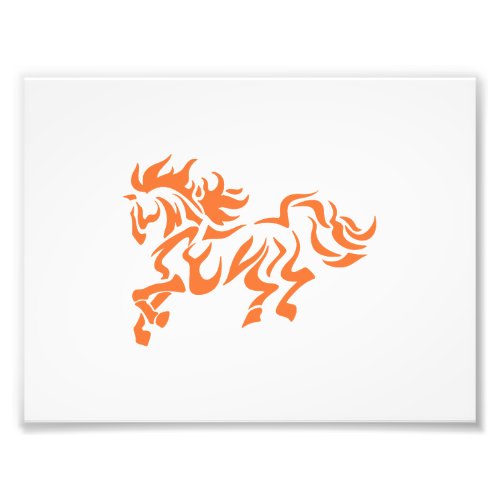 Ethnic tribal Horse _ Choose background color Photo Print