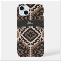 Ethnic Tribal Mudcloth Black & Tan