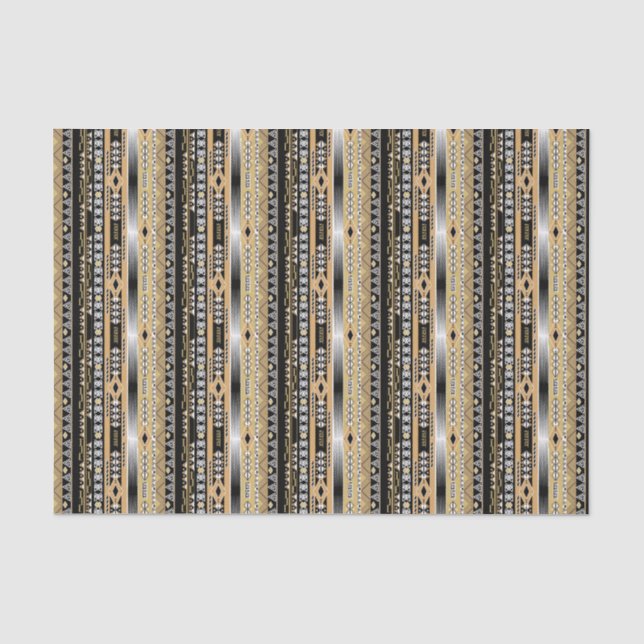 Ethnic , tribal, ornament tissue paper (Front)
