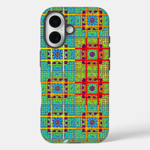 Ethnic tribal pattern. iPhone 16 case
