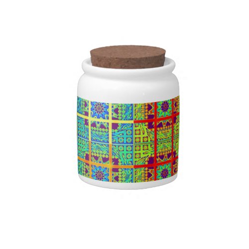 Ethnic tribal patternjpg candy jar