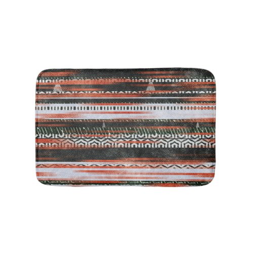 Ethnic tribal stripes rug design