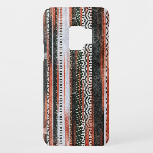 Ethnic tribal stripes rug design Case_Mate samsung galaxy s9 case