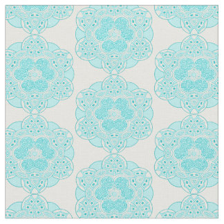 Ethnic turquoise pattern 2 fabric