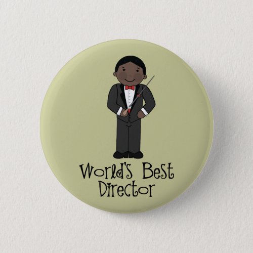 Ethnic Worlds Best Music Director Pinback Button