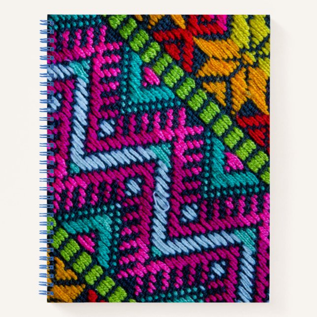 Ethnic Woven Threads Notebook (Front)