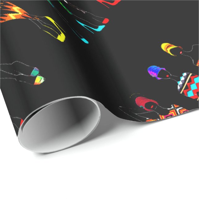 Ethnic Wrapping Paper (Roll Corner)