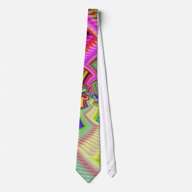 Ethnically Funky Colours Neck Tie (Front)