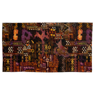 Ethno-jazz Pillowcase, King Size Pillow Case