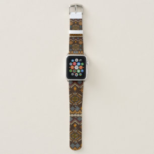Ethno seamless pattern. Ethnic boho ornament. Trib Apple Watch Band