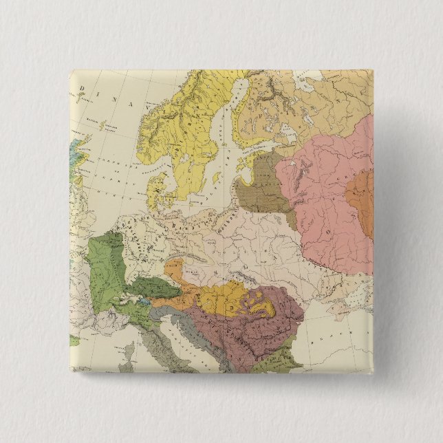 Ethnographic, Europe Button (Front)