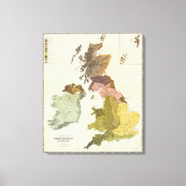 Ethnographic, Gt Brit, Ireland Canvas Print (Front)