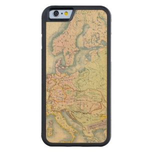 Ethnographic map of Europe Carved Maple iPhone 6 Bumper Case