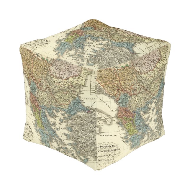 Ethnographic Map of Ottoman Empire (Angled Front)