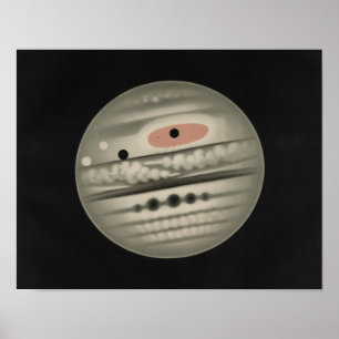Etienne Leopold Trouvelot - The Planet Jupiter Poster