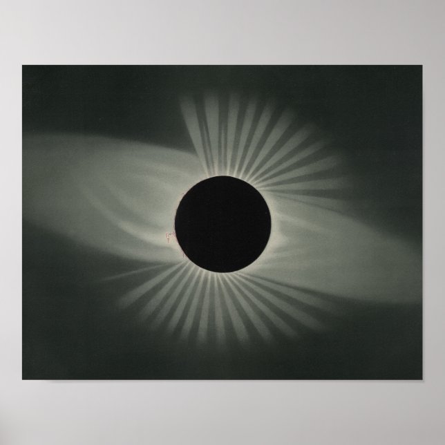Etienne Leopold Trouvelot - Total Eclipse Poster (Front)