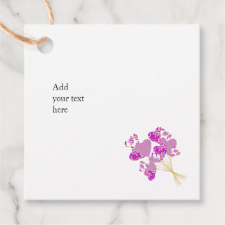 Etiquetas para regalos con globos geométricos favor tags