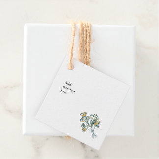 Etiquetas para regalos con globos geométricos favor tags