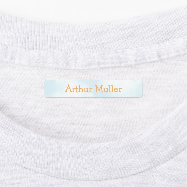 Etiquettes Thermocollantes Moderne Minimaliste Kids' Labels (Affixed)