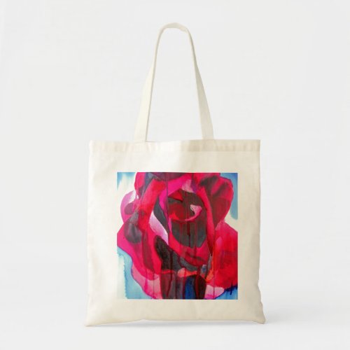 Etoile de Holland modern rose original art Tote Bag