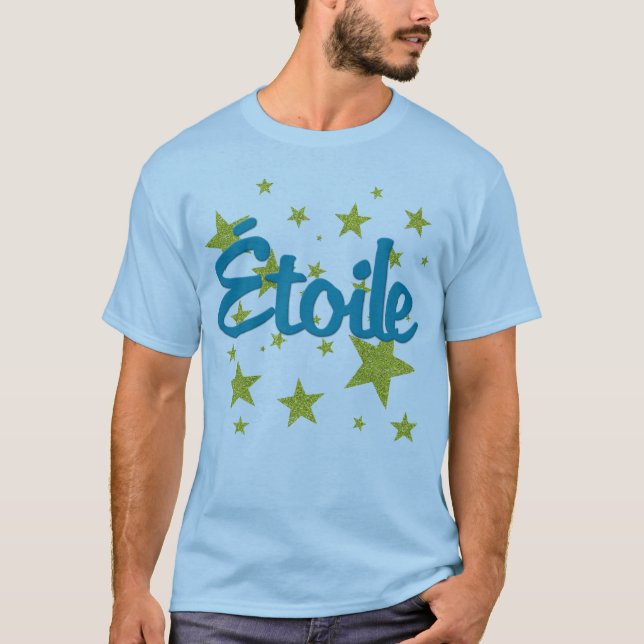 Etoile French with Stars T-Shirt (Front)
