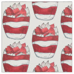 Eton Mess Strawberry Meringue UK British Dessert Fabric