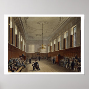 Eton School Room, from 'History of Eton College', Poster