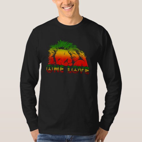 Etophian Lion Of Judah Rasta Reggae Rastafari Prid T_Shirt