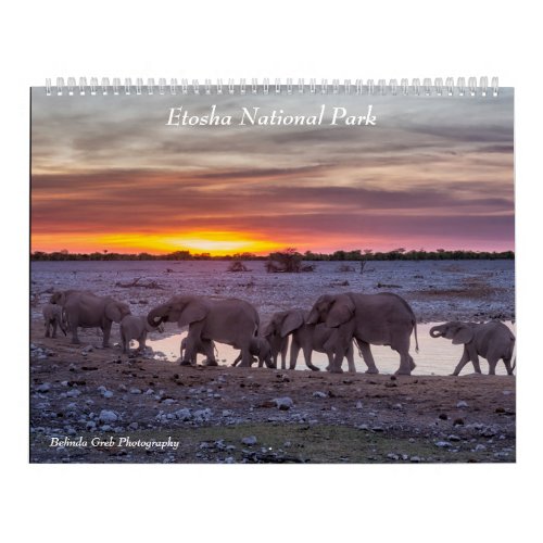 Etosha National Park Calendar