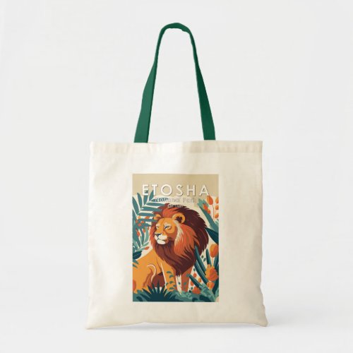 Etosha National Park Namibia Vintage Tote Bag