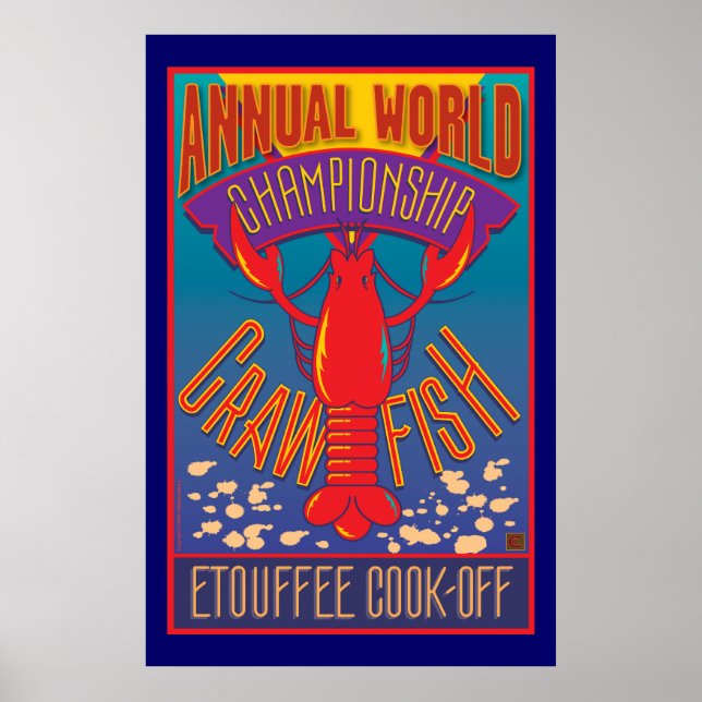Etouffee Cook-Off-Poster Poster (Front)