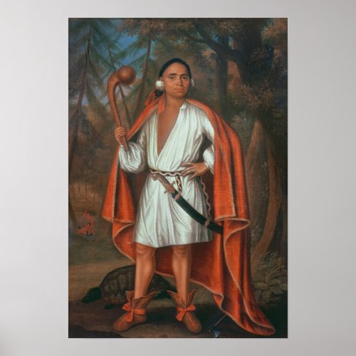 Etow Oh Koam King of the River Nations 1710 Poster