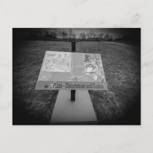 Etowah Mounds Plaza Ceremonies Postcard
