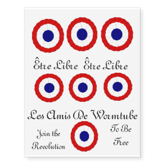 Être Libre Temp Tattoos