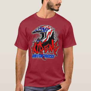 etreme motocross m or motorcycle Helmet with T-Shirt