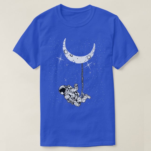 Etreme sports Astronauts in space Astronaut Bungee T-Shirt (Design Front)