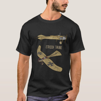 Etrich Taube Ger Ww1 Bomber Surveillance Plane Dia T-Shirt