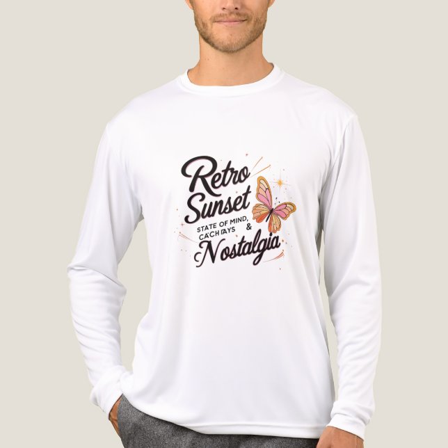 etro Sunset Nostalgia – Soft Dreams in Motion Tri-Blend Shirt (Front)