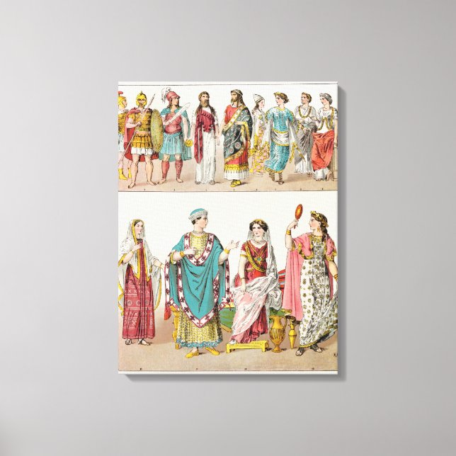 Etruscan Dress Canvas Print (Front)
