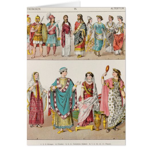 Etruscan Dress Cards (Front)
