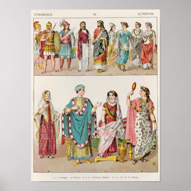Etruscan Dress Poster (Front)