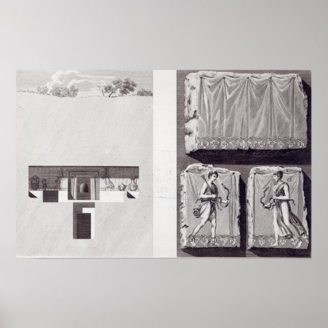 Etruscan Tombs, c. 1780 Poster (Front)