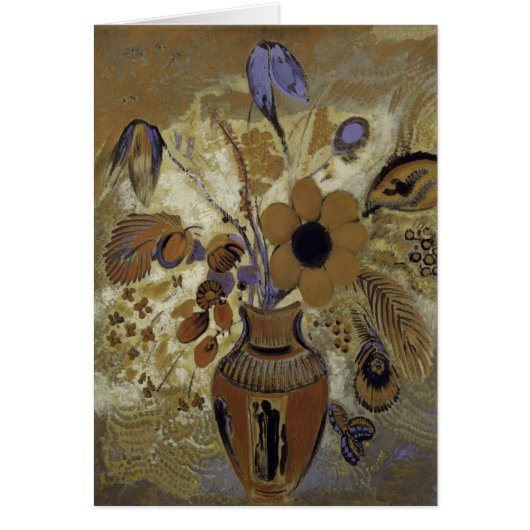 Etruscan Vase with Flowers Cards (Front)