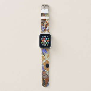 Etruscan Vase with Flowers, Redon Apple Watch Band
