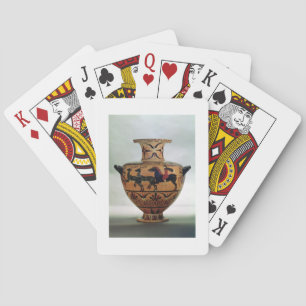 Etrusco-Ionian black-figure hydria depicting a hun Poker Cards