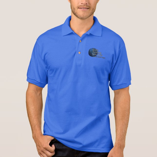 ETS Logo Polo (Blue) (Front)