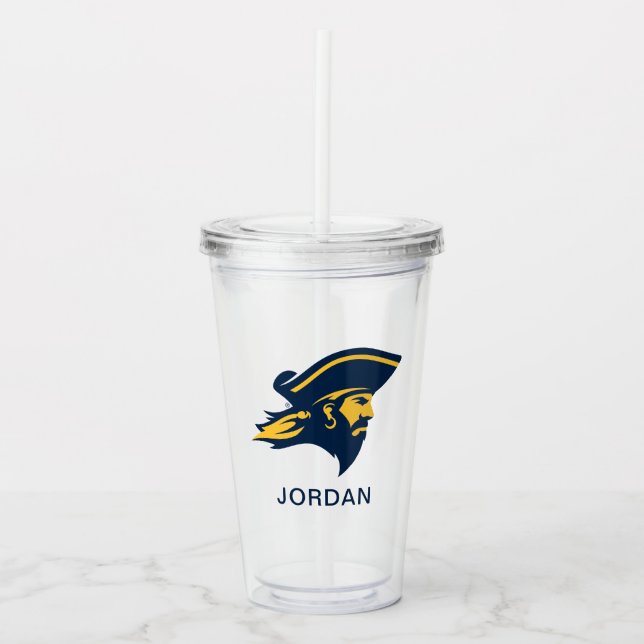 ETSU Buccaneer Logo Acrylic Tumbler (Front)